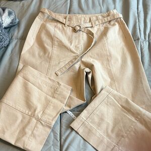Women's Tan Flare Jeans